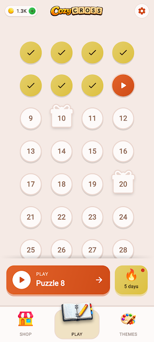 CozyCross: Crossword Screenshot 3
