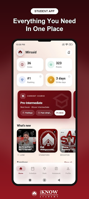 iKnow Students App Screenshot 0