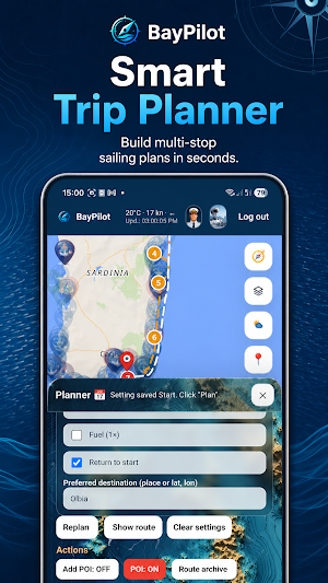 BayPilot: Boat Navigation Screenshot 1