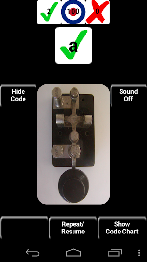 10 WPM Amateur ham radio CW Morse code trainer Screenshot 3