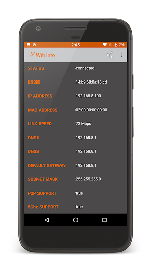 WiFi Info (Wifi Information) Screenshot 1