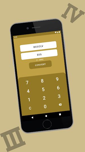 Roman Numbers Converter Screenshot 0