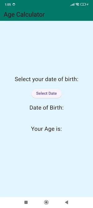 Age Calculator Screenshot 0