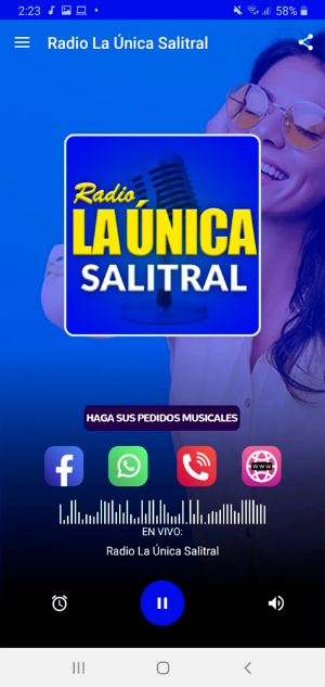 Radio La Única Salitral Screenshot 1