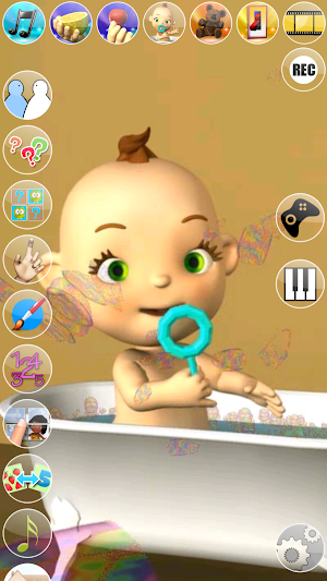 My Talking Baby Music Star Screenshot 1