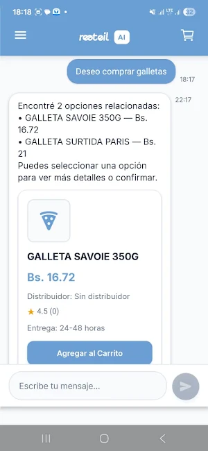 Reeteil - Agente AI Screenshot 1