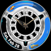 A029 Alien Analog Watch Face