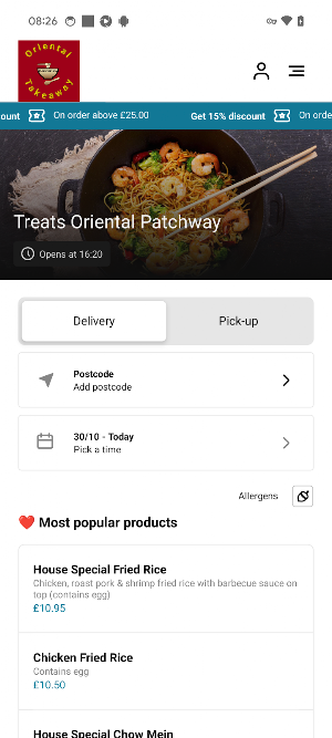 Treats Oriental Patchway Screenshot 2