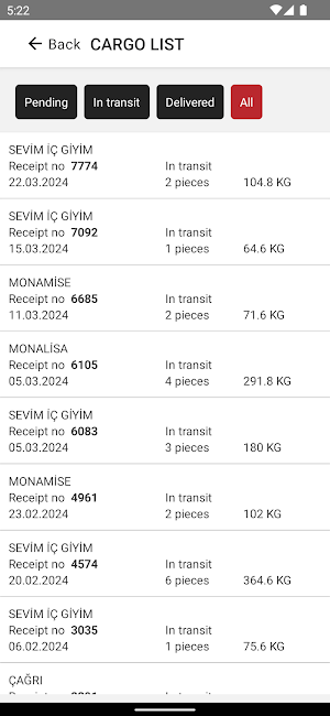Kargom Kargo Takip Screenshot 1