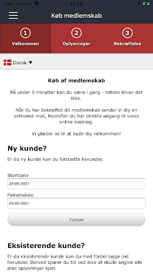 Rødby motionscenter Screenshot 2