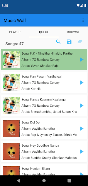 Music Wolf - Audio Player Screenshot 1