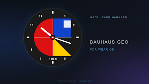 Bauhaus Geo Watch Face Screenshot 0