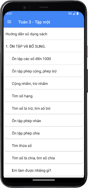 Toán Lớp3 - Tập một Screenshot 3