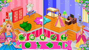 Royal Princess Room Makeover: Doll House Decor Screenshot 2