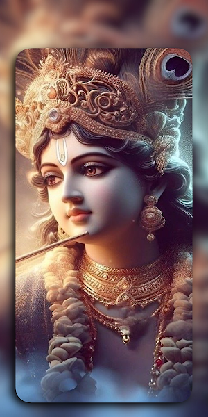 Lord Krishna AI Wallpaper Screenshot 2