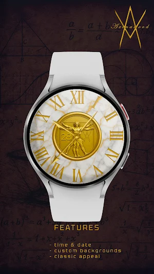 Roman Da Vinci Watch Face Screenshot 1