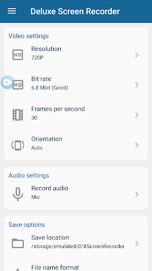 Deluxe Screen Recorder & Video Screenshot 2