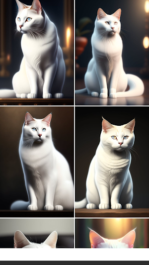 White Cat 4K Wallpapers Screenshot 3
