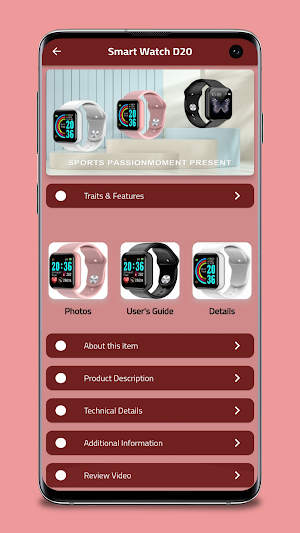 Smart Watch D20 Guide Screenshot 0
