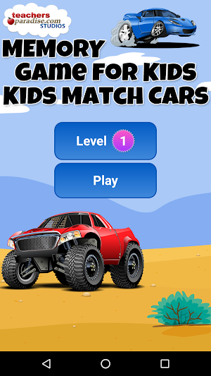 Game for Kids: Kids Match Cars Screenshot 3