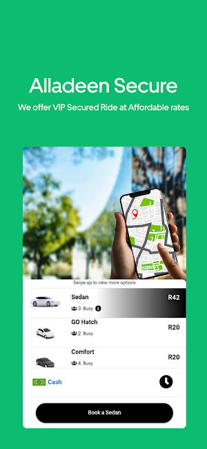 Alladeen Ride - Request a ride Screenshot 2