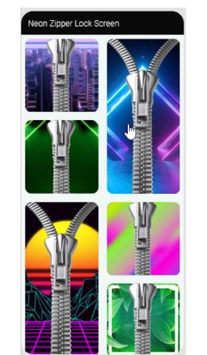 Zipper Lock Screen Offline Screenshot 2