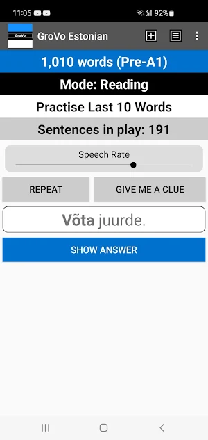 GroVo Estonian Screenshot 0