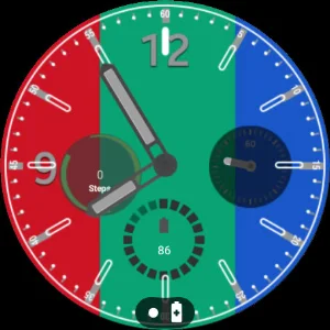 Mars Flag Watchface Screenshot 3