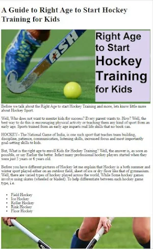 Field Hockey Training Tips Screenshot 2