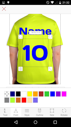 Sports T-Shirt Designer Screenshot 1