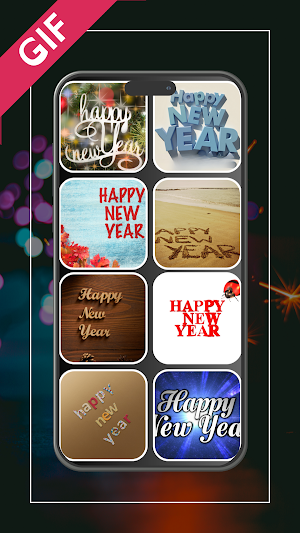Feliz año nuevo gif 2024 Screenshot 1