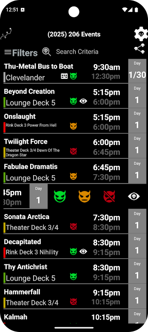 70K Bands Screenshot 3