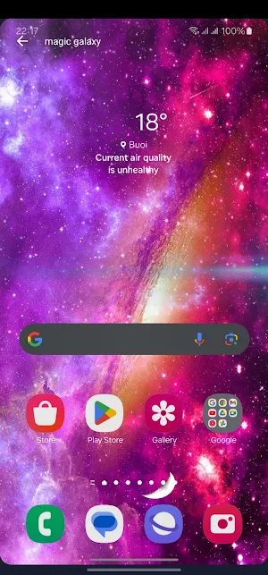 3D Galaxy Live Wallpaper HD 4K Screenshot 3