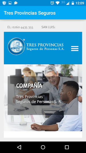 TresProv Móvil Screenshot 1