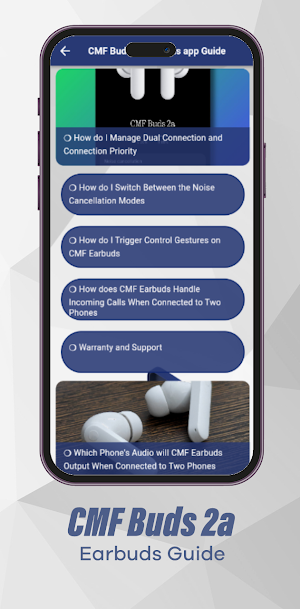 CMF Buds 2a Earbuds app Guide Screenshot 1
