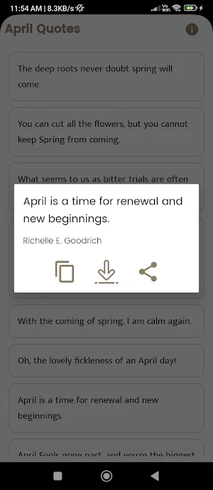 April Quotes and Sayings Screenshot 3