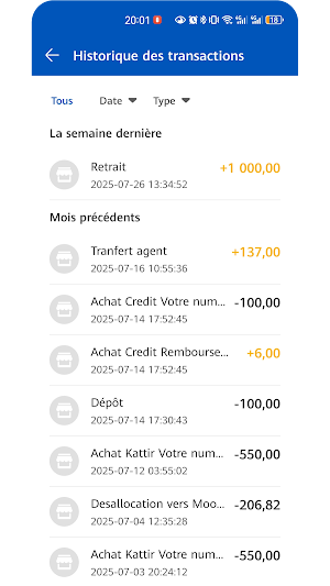 Moov Money Agent TD Screenshot 2