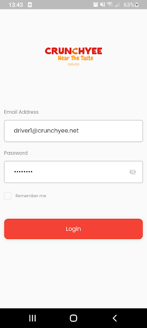 Crunchyee Delivery Screenshot 2