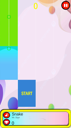 Peso pluma Music Tiles Game Screenshot 0