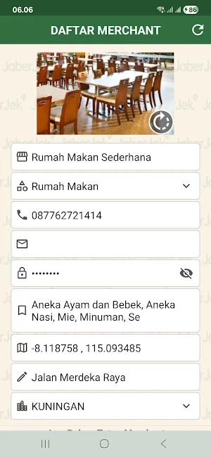 JABERJEK MERCHANT Screenshot 1