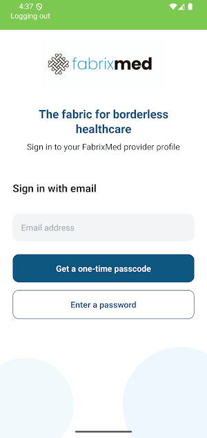FabrixMed Provider Screenshot 2