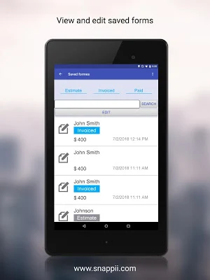 HVAC Estimate App Screenshot 2