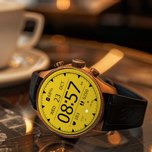 Key WF51 Digital Watch Face Screenshot 3