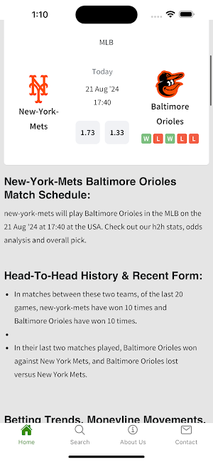 MLB Predictions Today Screenshot 3