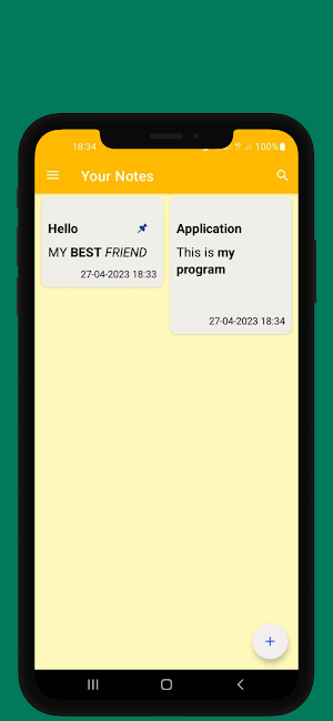 Notes Screenshot 1
