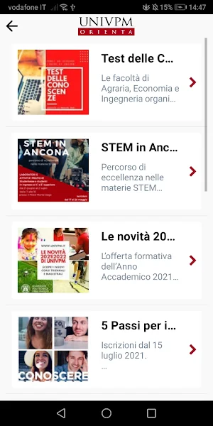 myUnivpmOrienta Screenshot 2