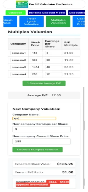 Pro SIP Calculator Screenshot 2