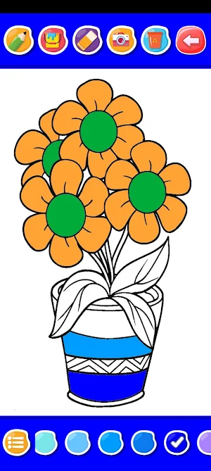 Flower Coloring Book Screenshot 0