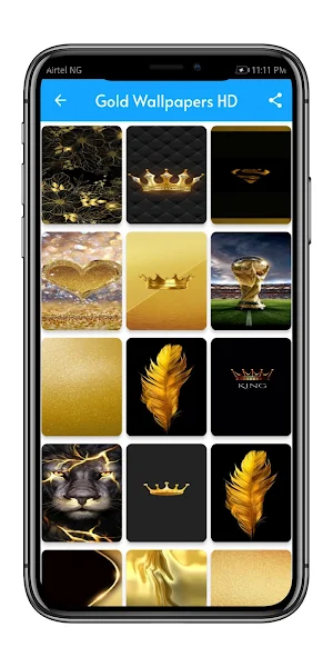 Gold Wallpaper Screenshot 3