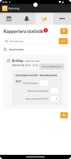 FAS Bokning Screenshot 2